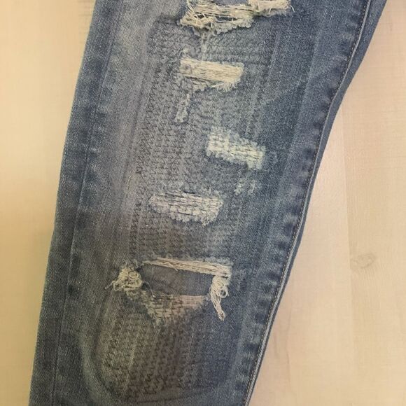 American Eagle distressed jeggings, size 00 short - Picture 4 of 14